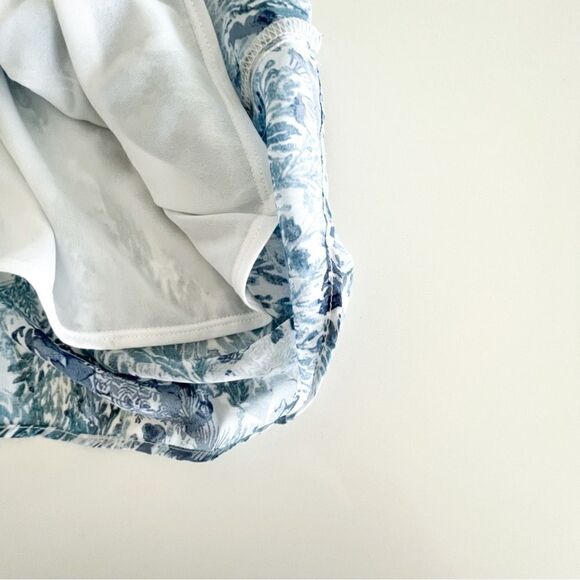 Old Navy Maxi Dress Blue White Lined Spaghetti Straps Tie Front Women's L NWT - Picture 6 of 7